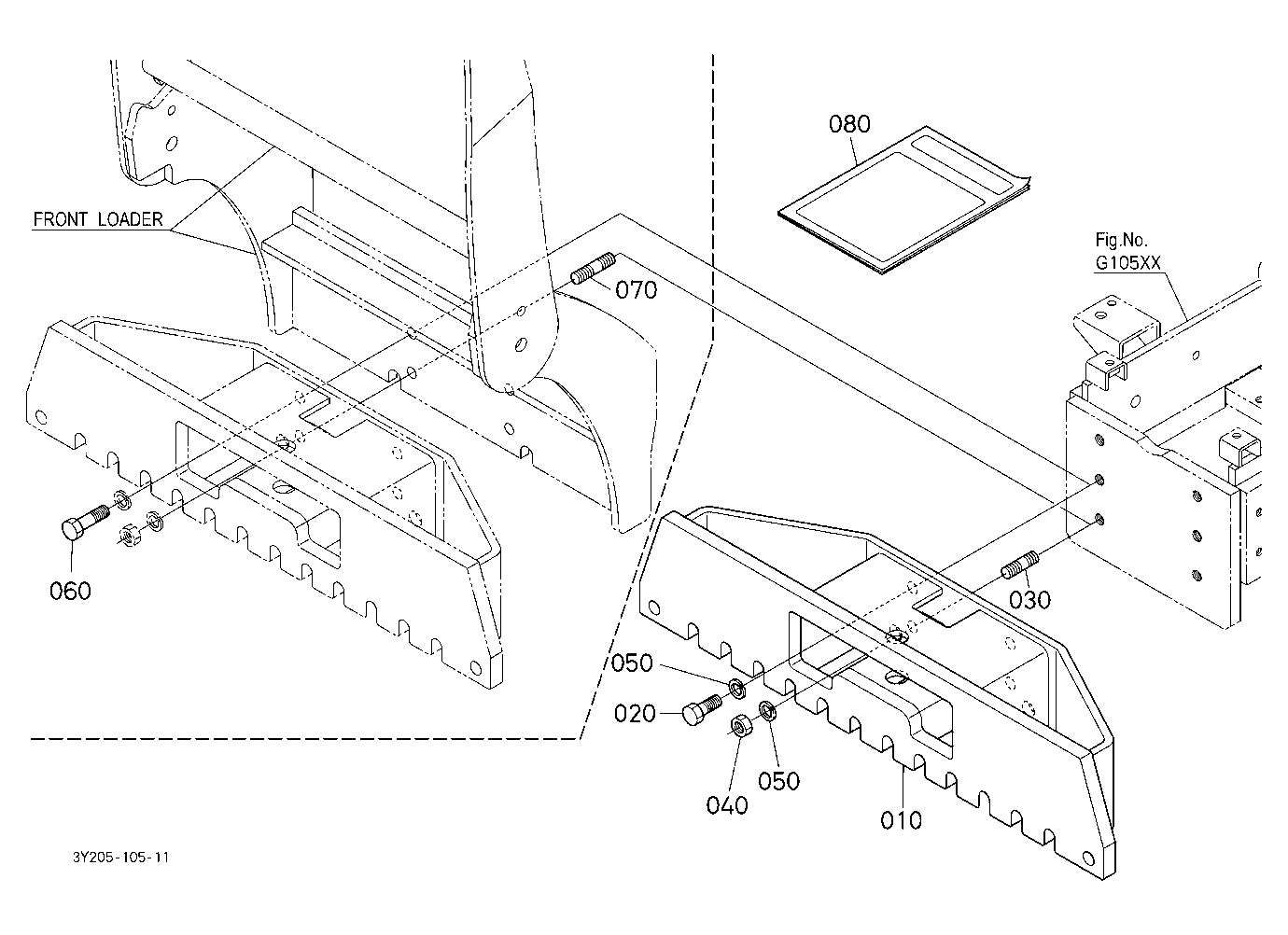 Front Bumper Kit (W/G No.M9126) [Option]