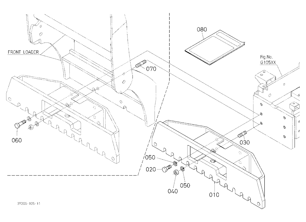 Front Bumper Kit (W/G No.M9126) [Option]