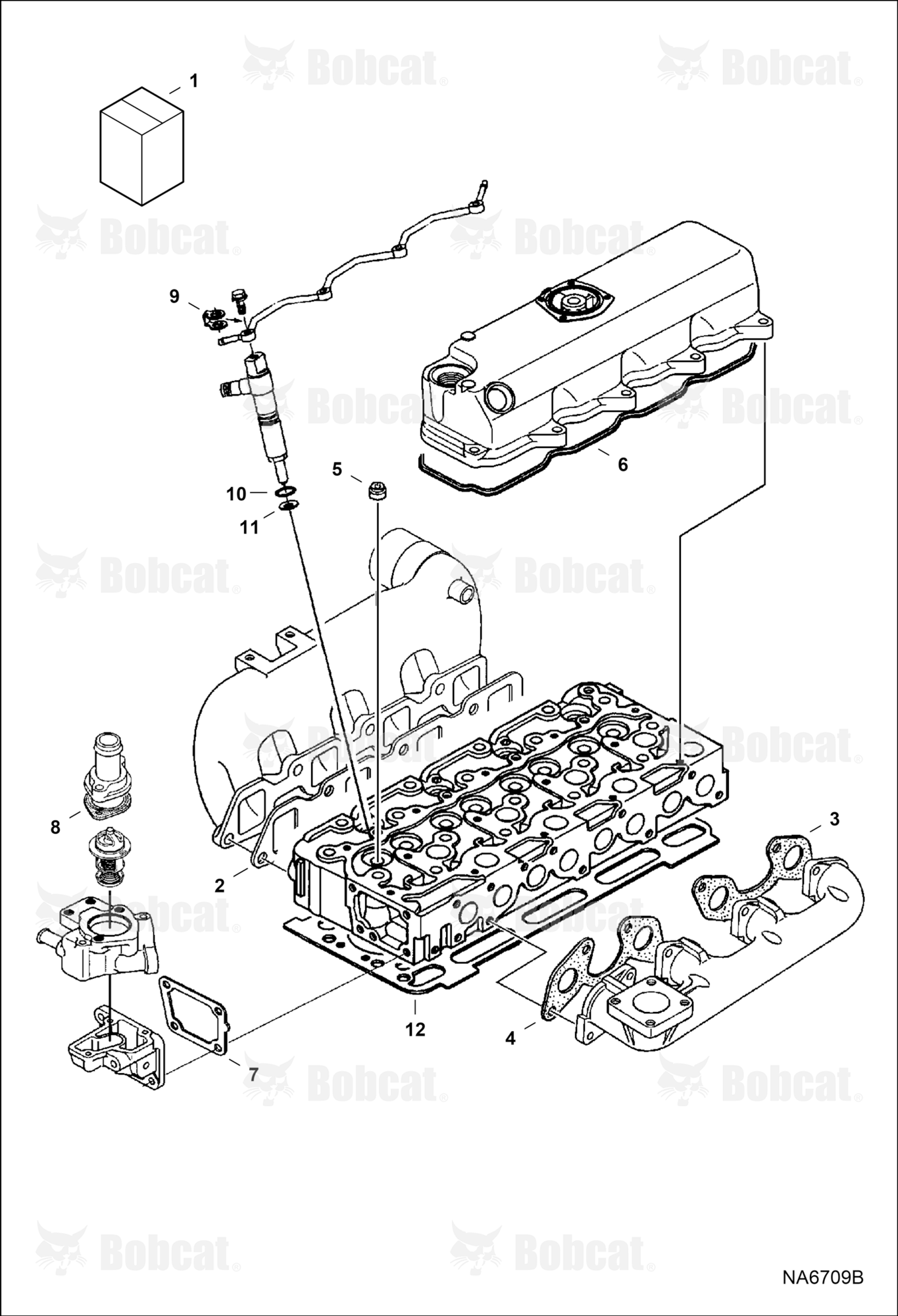 Upper Gasket Kit (Blue) (Engine Serial # V2403-B******)