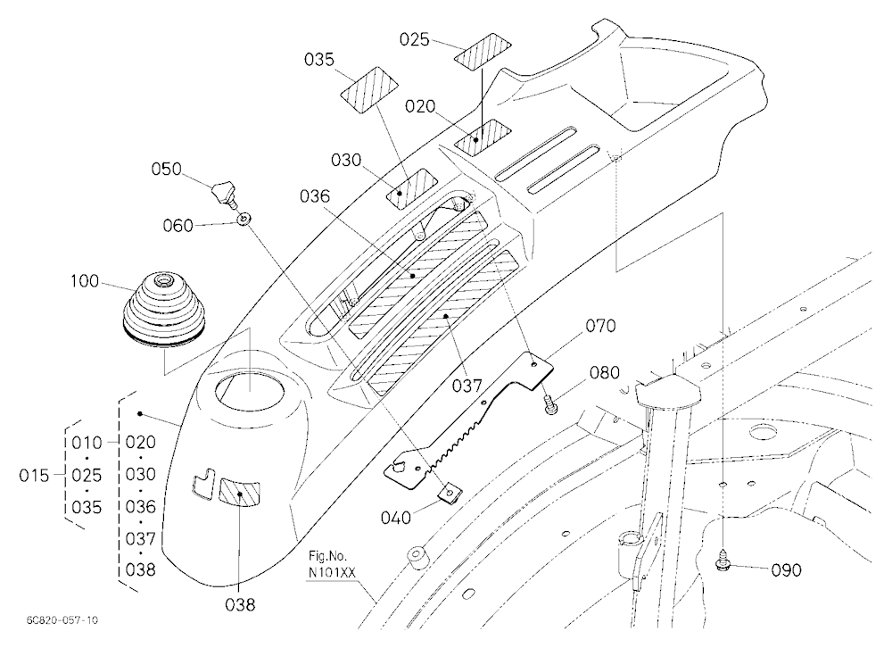 Lever Guide Rh