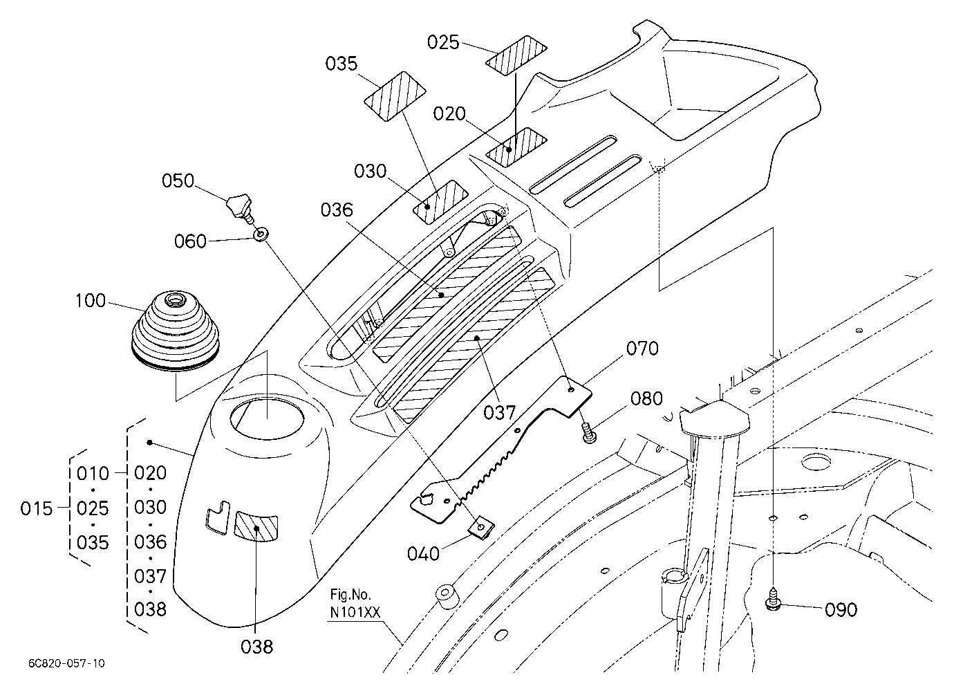Lever Guide Rh