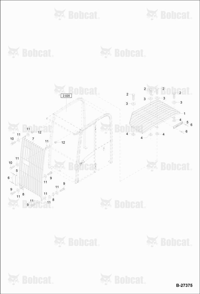 Protection Grid - OPERATOR'S Cap Roof