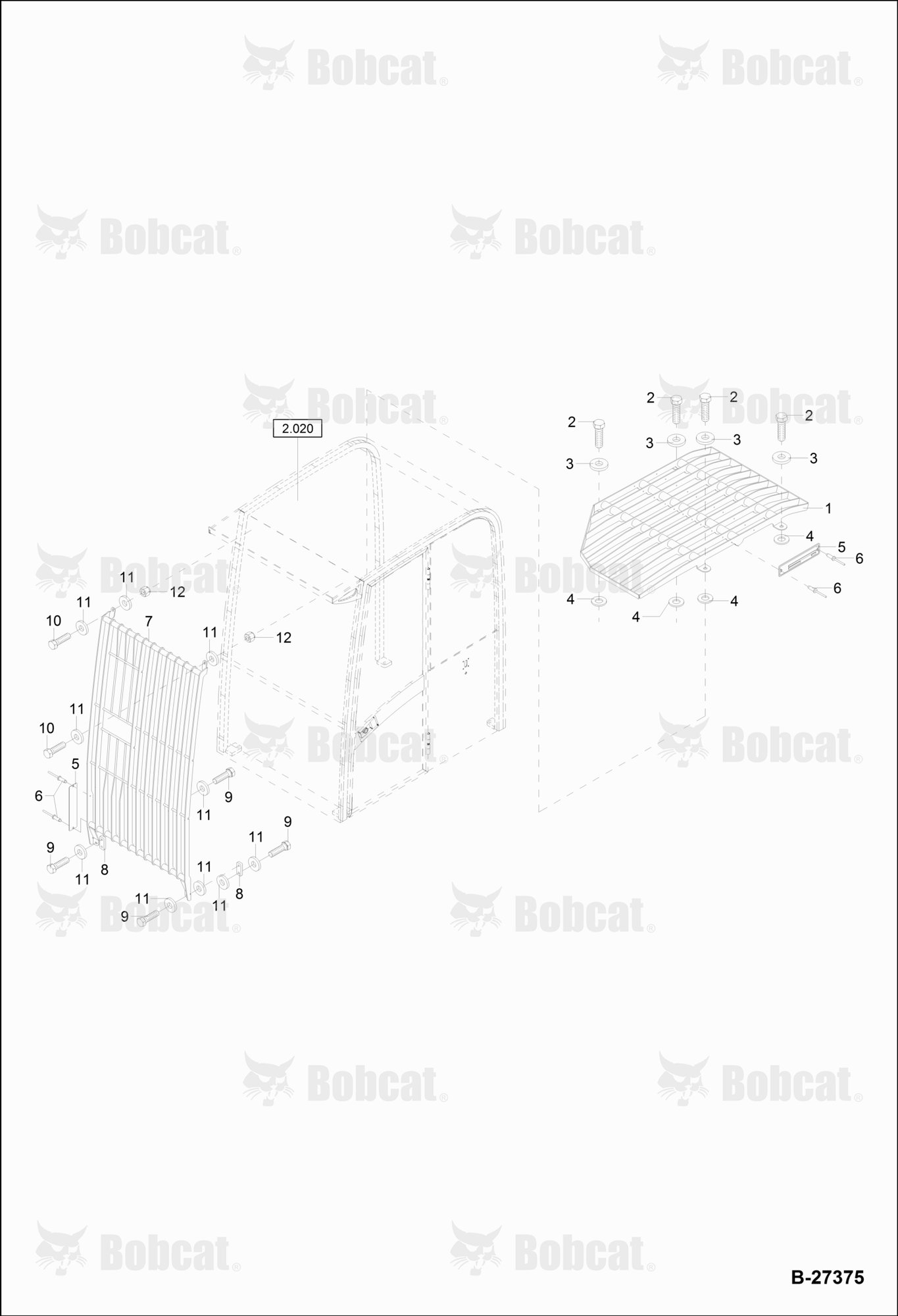 Protection Grid - OPERATOR'S Cap Roof