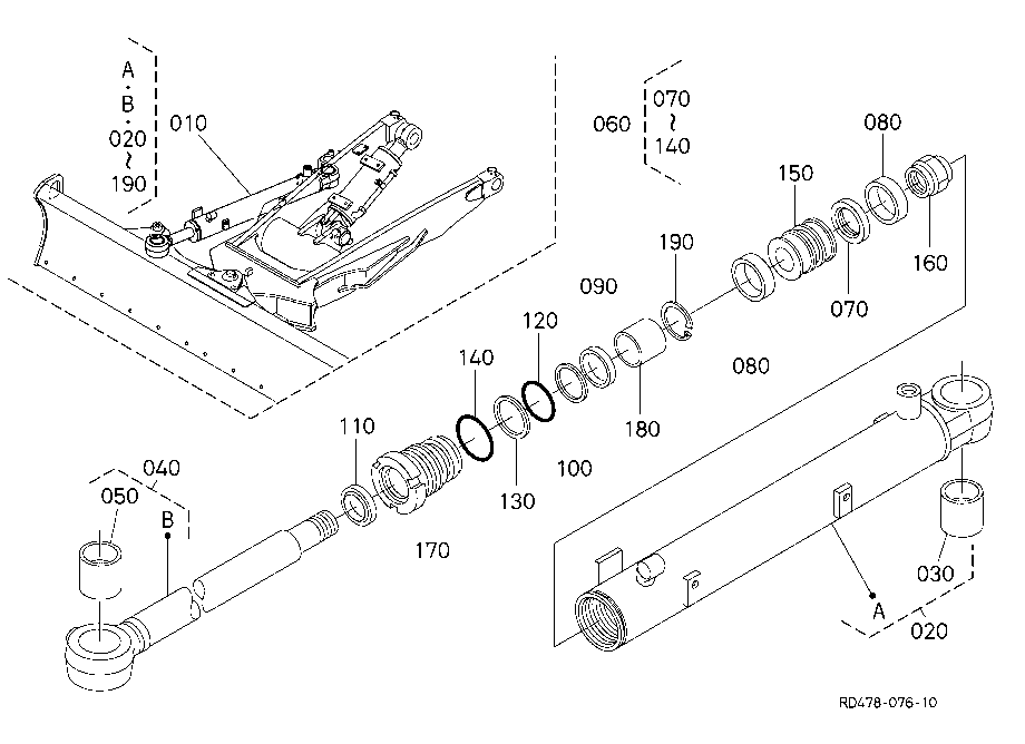 Angle Blade Cylinder