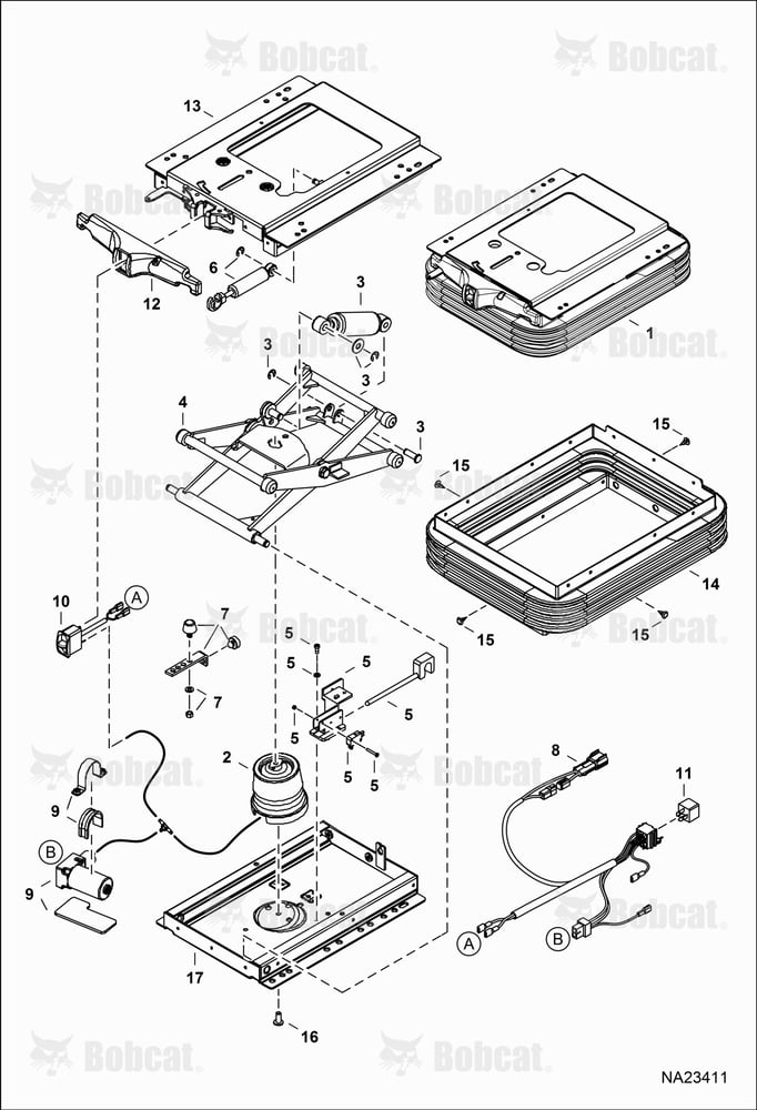 Seats (Premium) (Air Suspension) (Suspension Assembly)