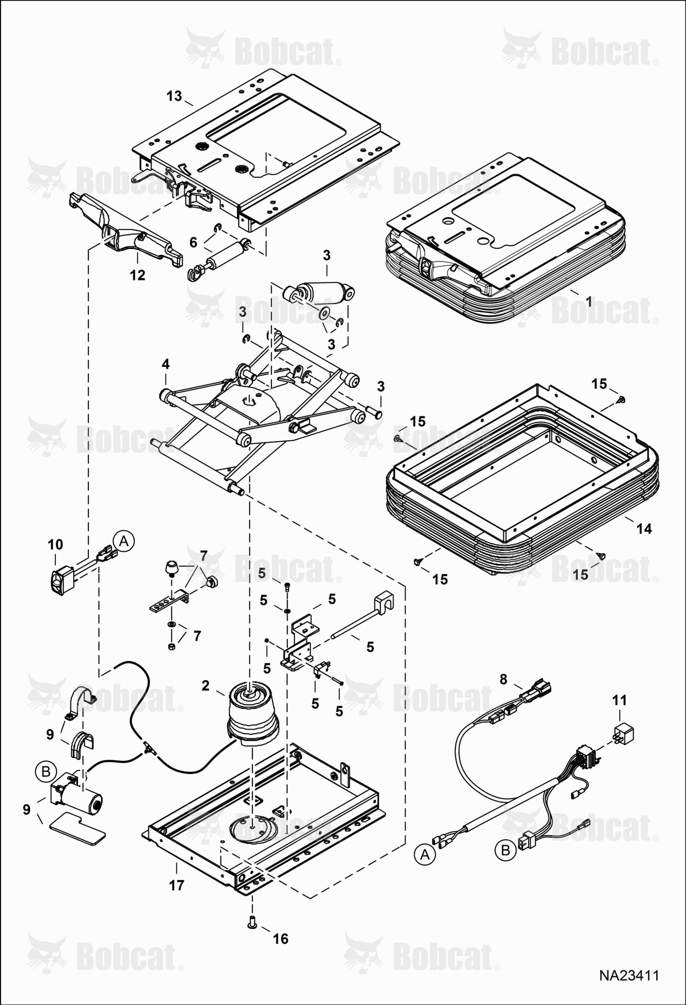 Seats (Premium) (Air Suspension) (Suspension Assembly)
