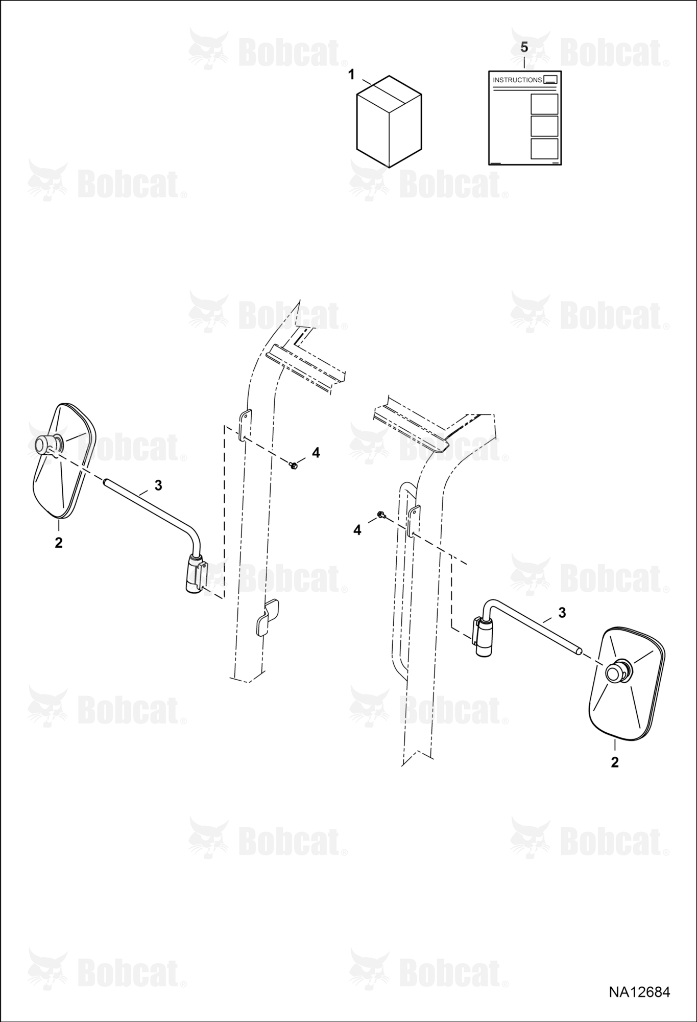 Mirror Kit (Cab Mount)