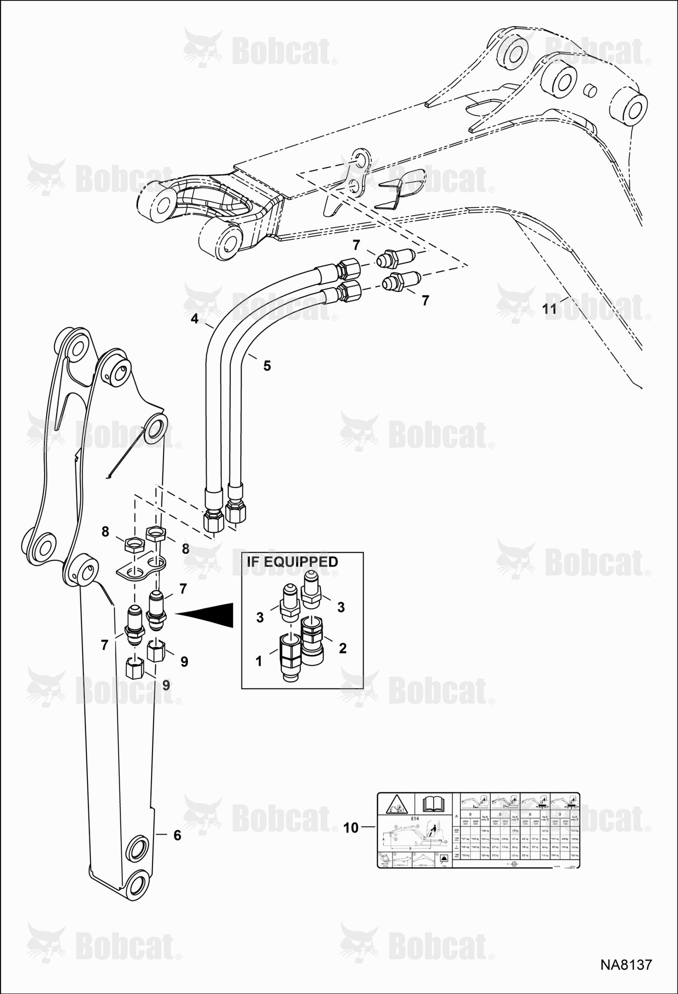 Arm (Long W/Auxiliary Plate)