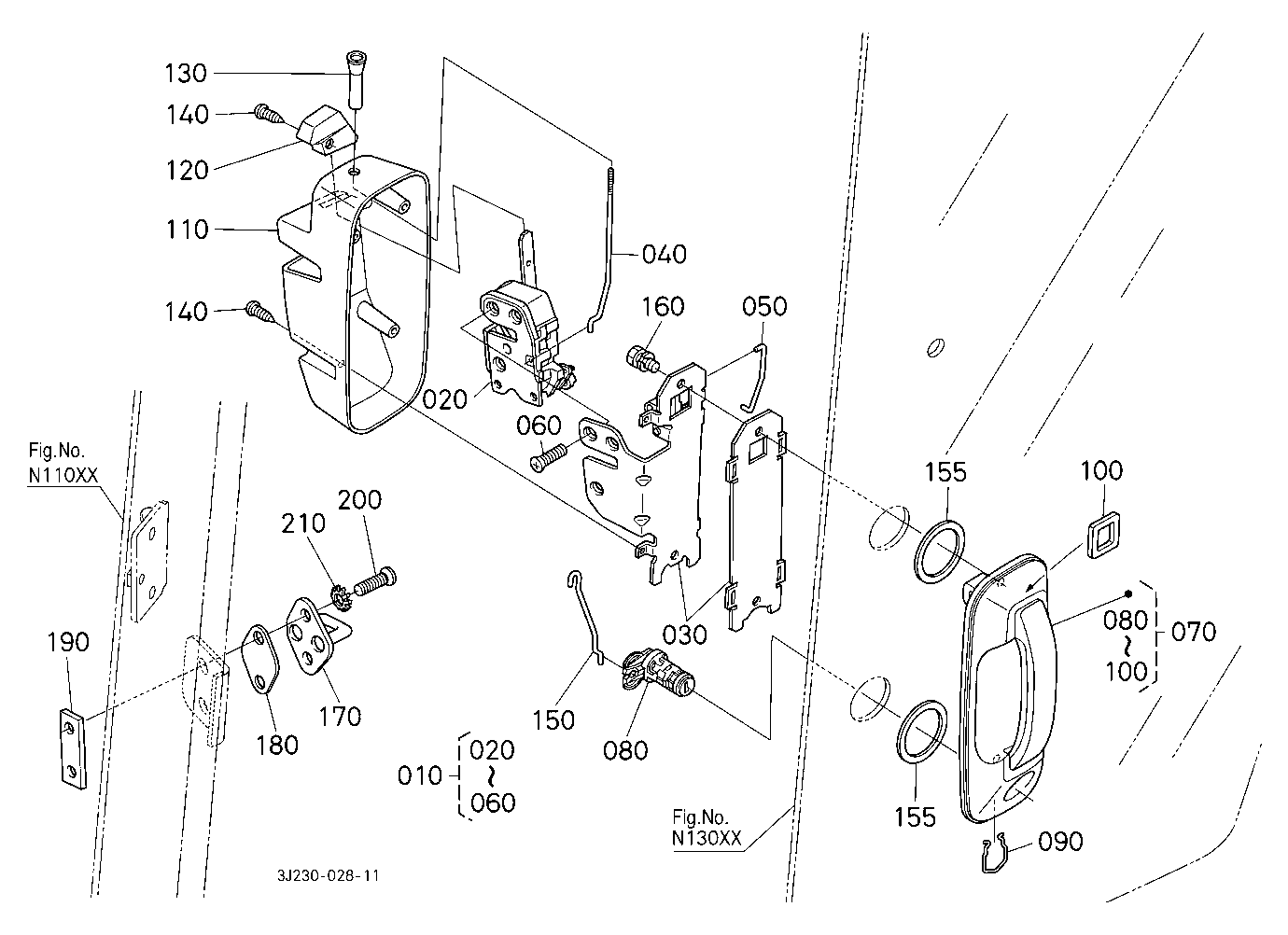 Door Lock Lh