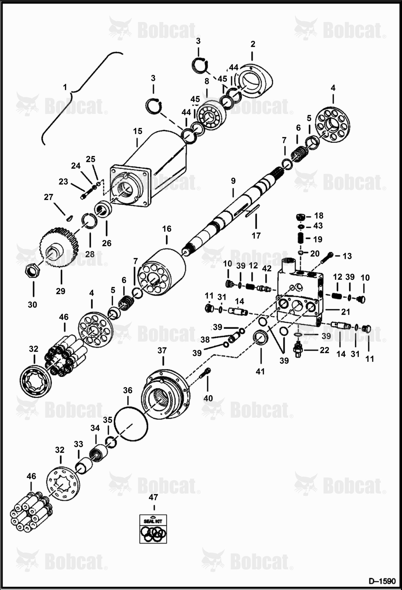 Hydrostatic Motor  502713001 - 502713060