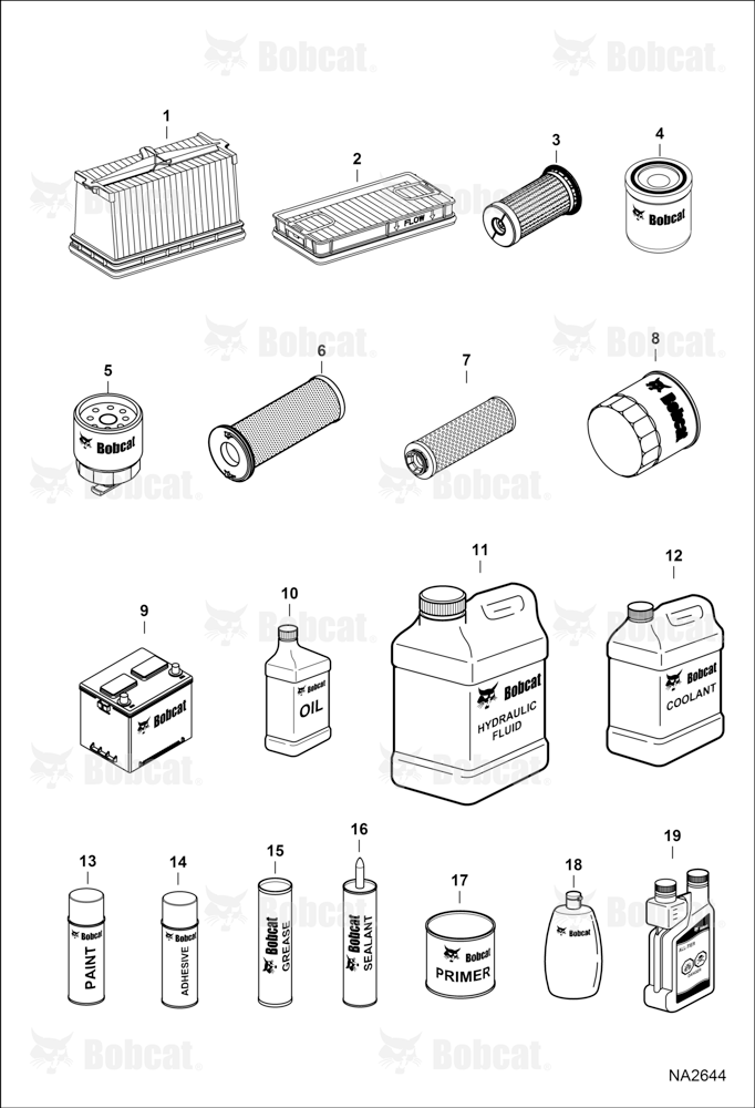 Maintenance Items (Service Parts)