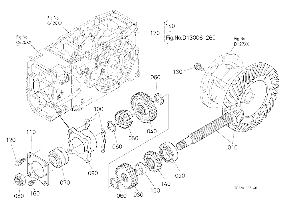 Spiral Bevel Pinion [Except Hst Type]