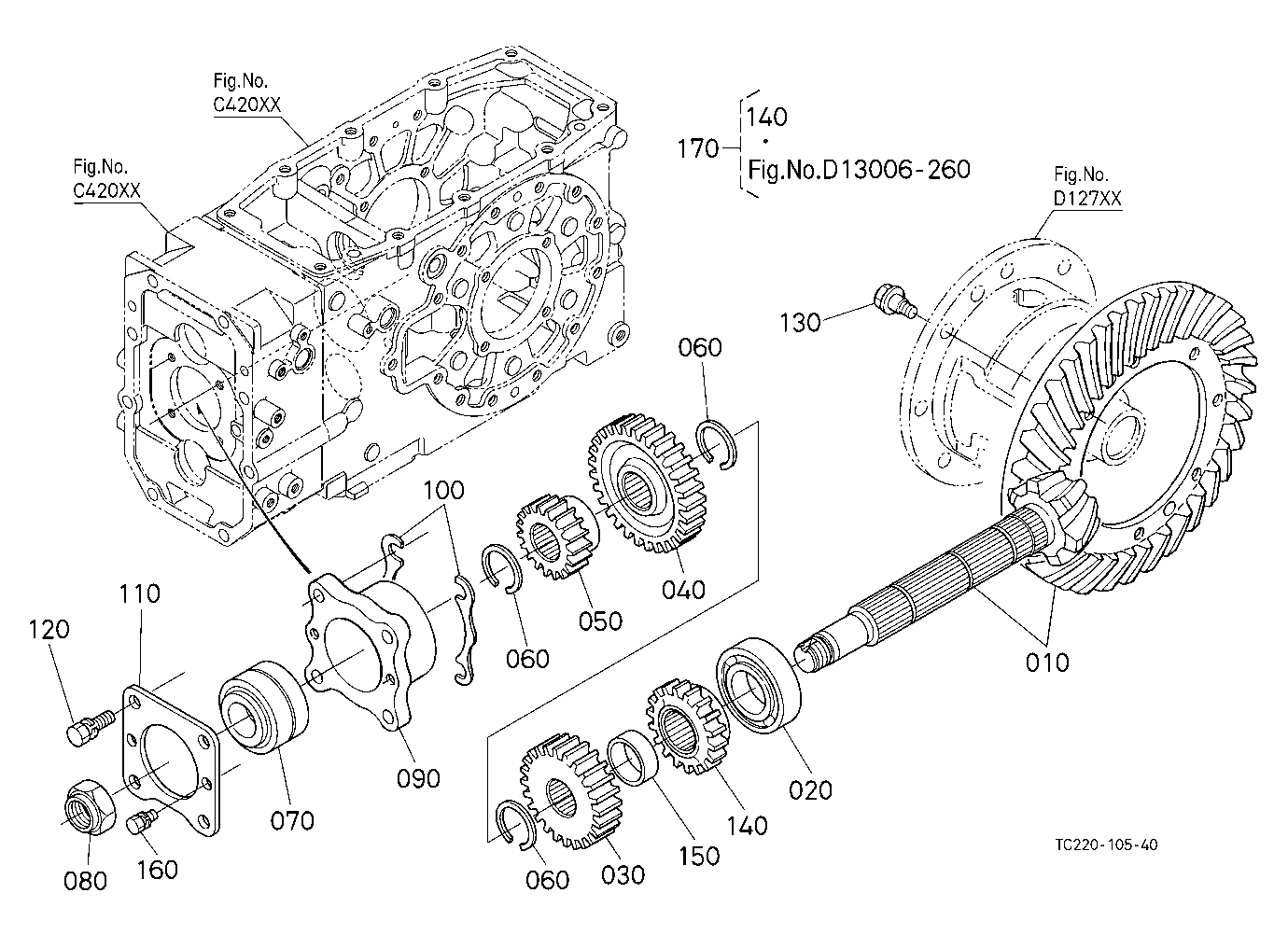 Spiral Bevel Pinion [Except Hst Type]