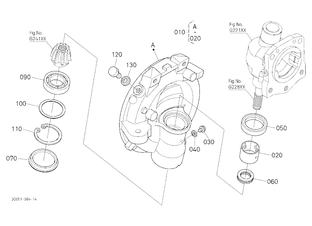 Front Axle Case Rh