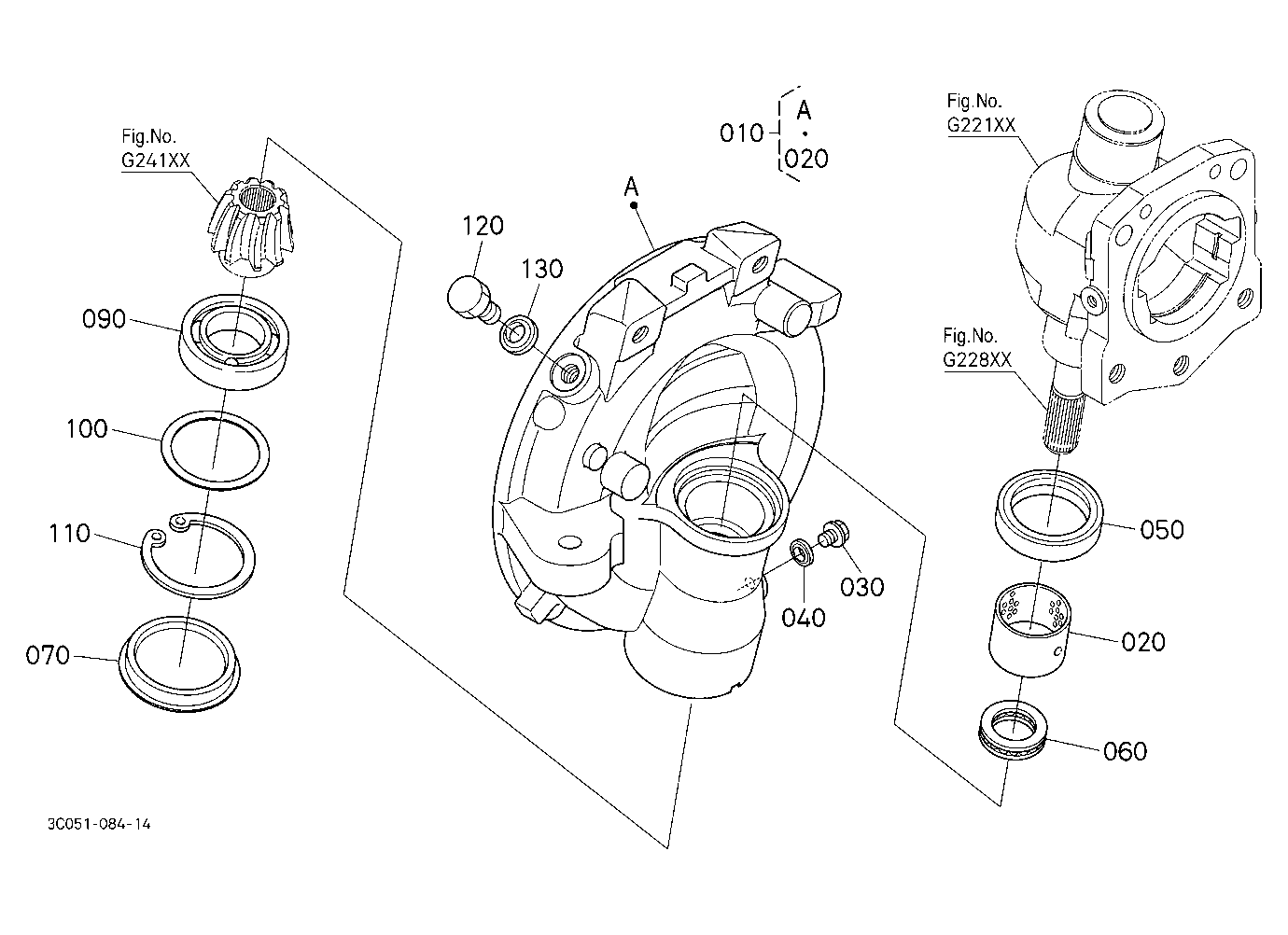 Front Axle Case Rh