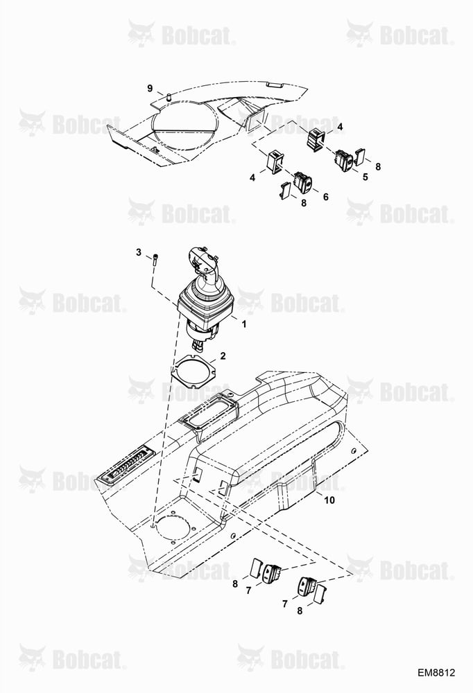 Operator Controls (Joystick & RH Switches)