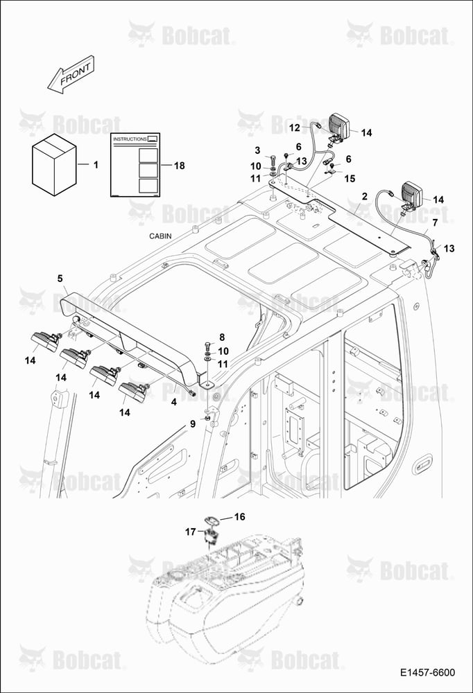 Working Lamp Kit (6 Lamp)(LED)