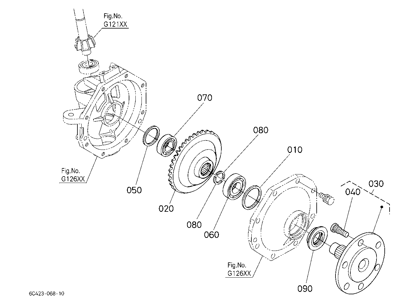 Front Axle Lh
