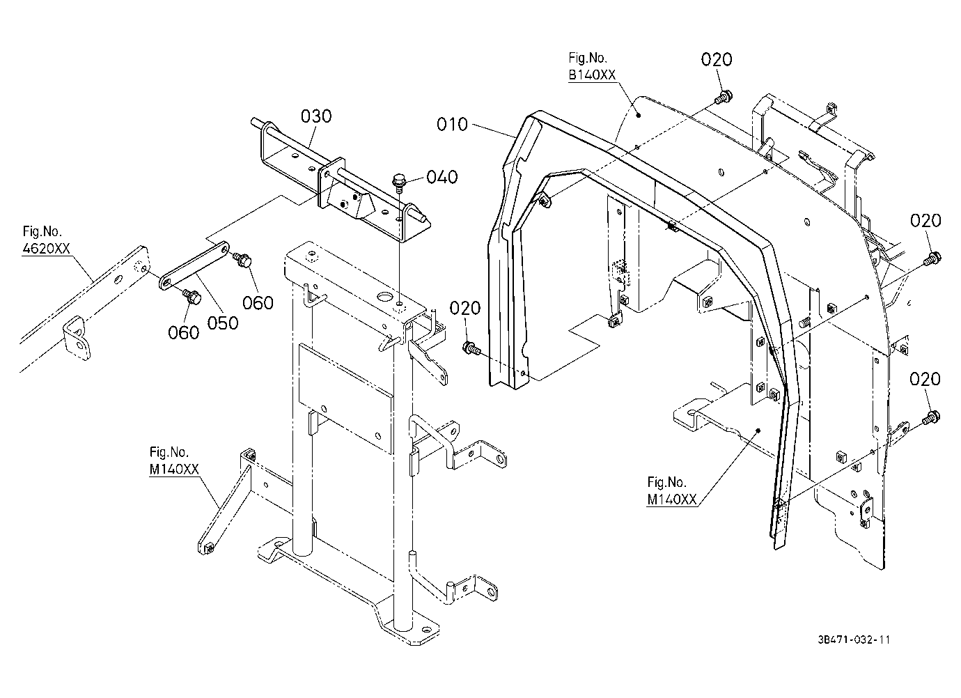 Bonnet Support (Upper)