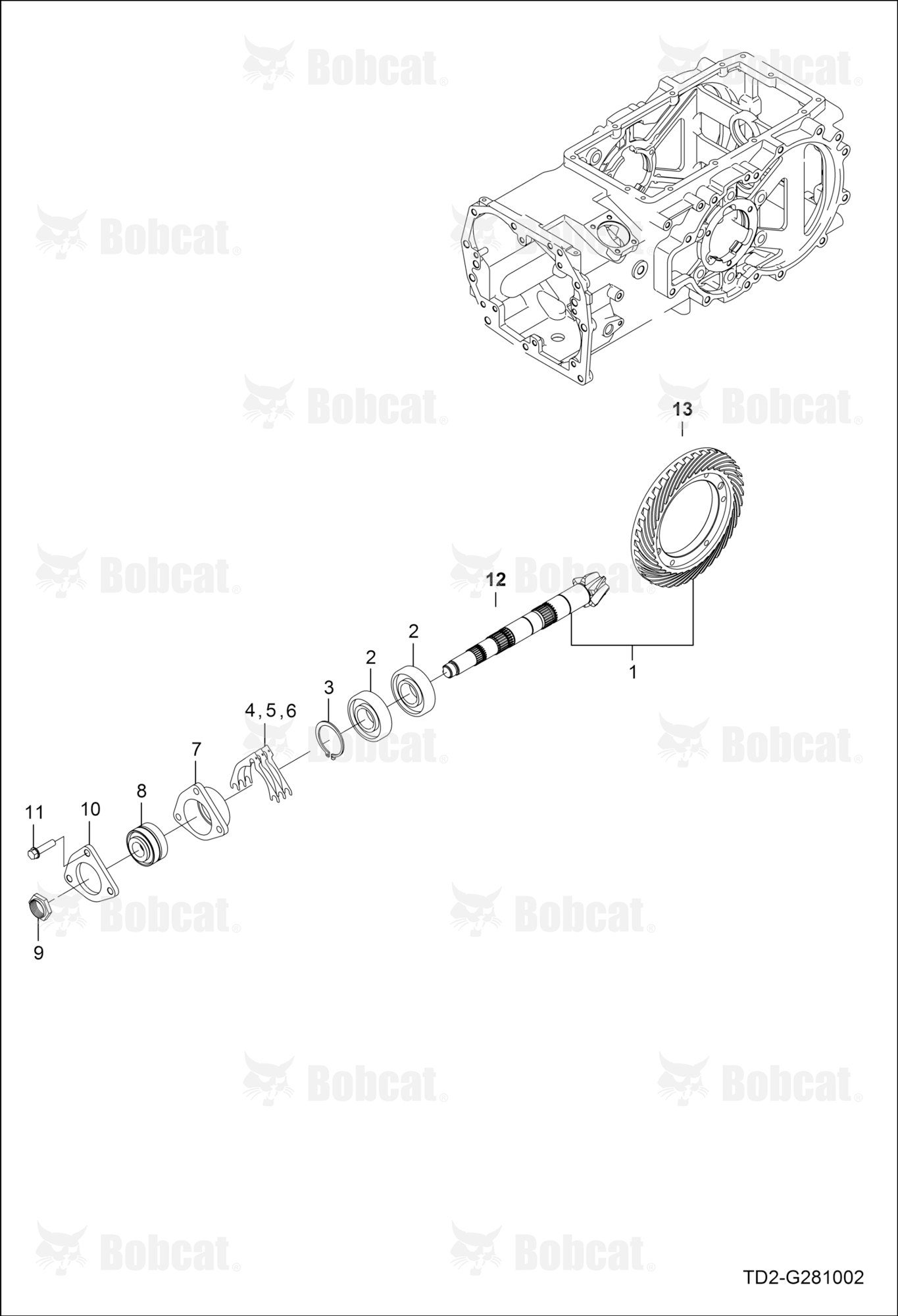 Spiral Bevel Pinion Shaft Group