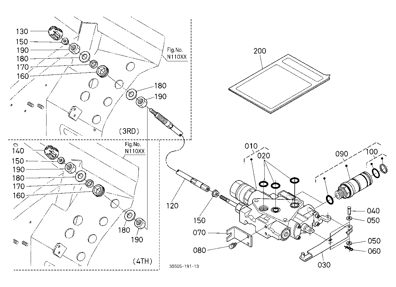 Auxiliary Control Valve Kit (Fd With Fc) (W/G No.M