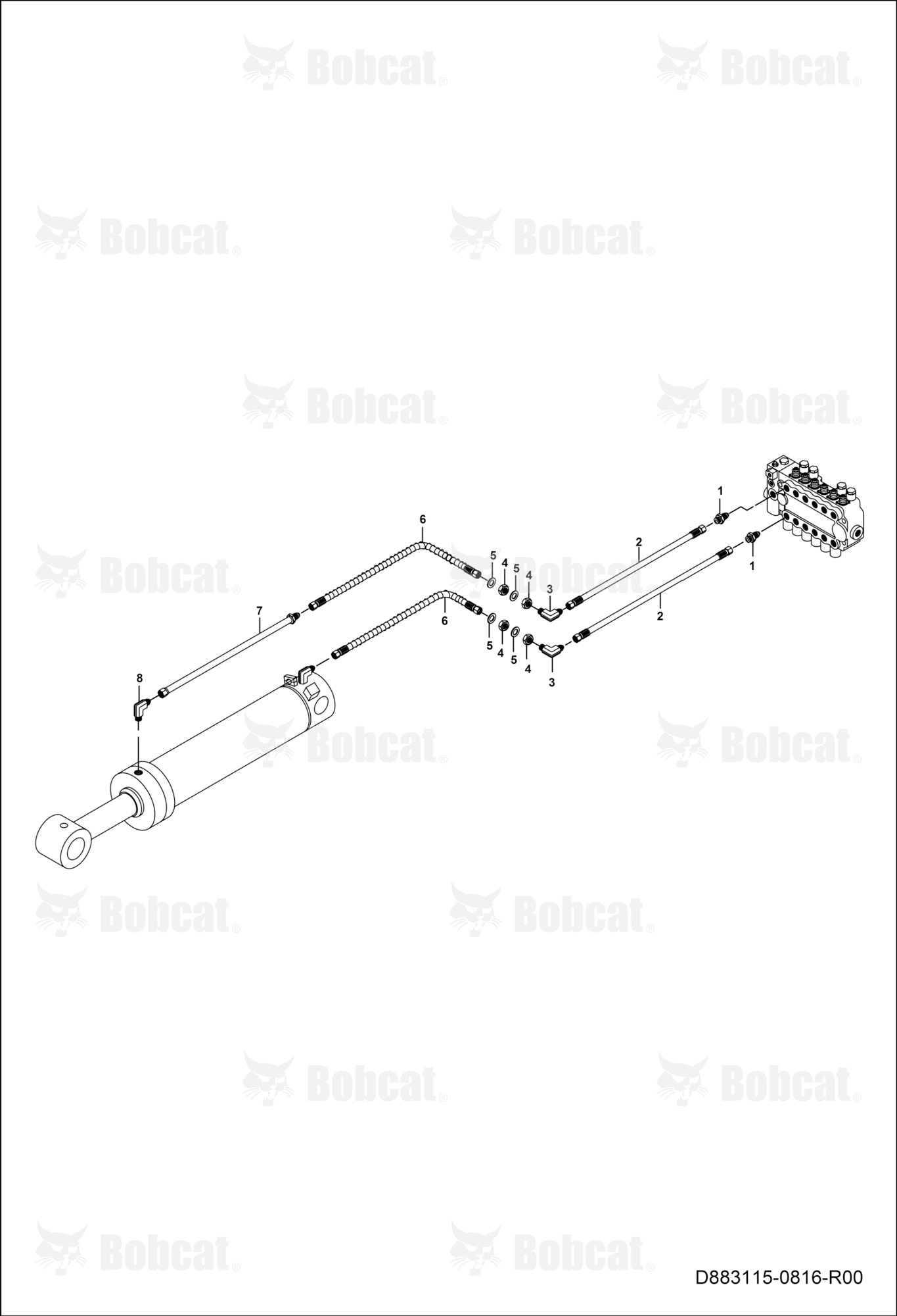 Bucket Cylnder Circuit