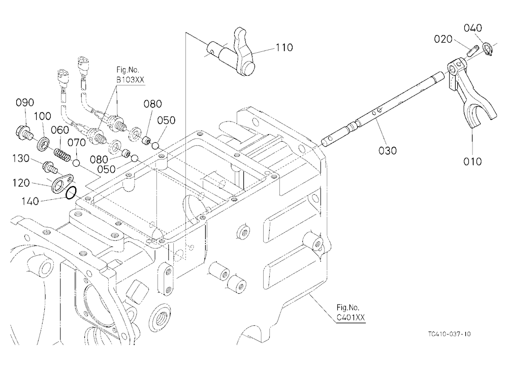 Pto Gear Shift Fork