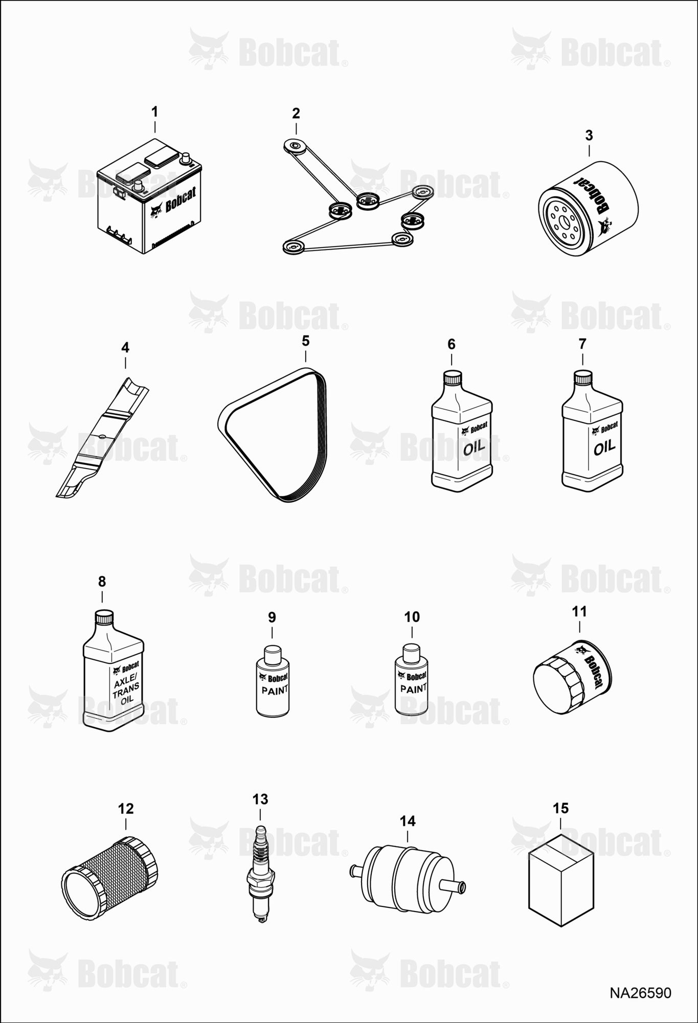 Maintenance Items (Service Parts)