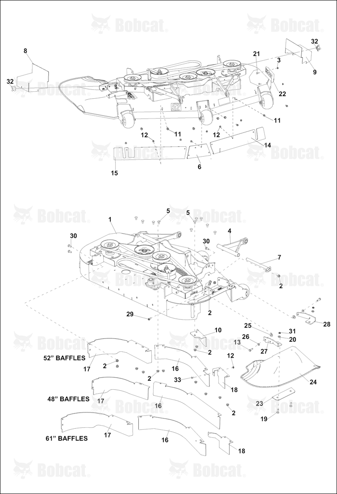 CHUTE, Baffles & Edges ASSY