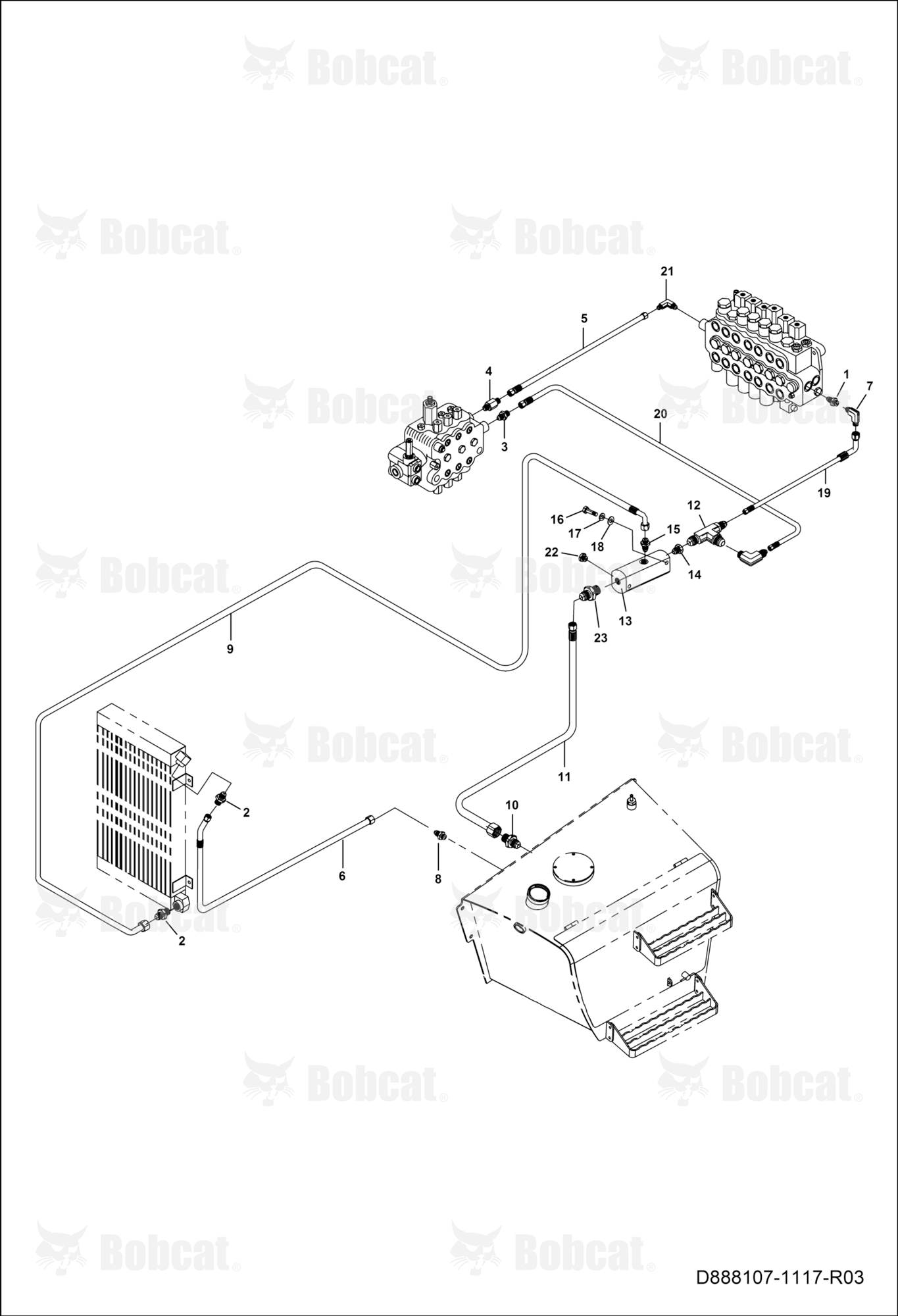 Leak Collection Block Circuit  B45311034 & Above
