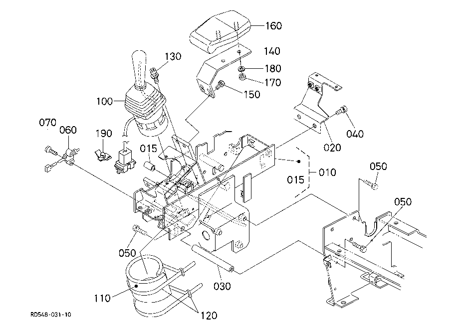 Control Lever (Lever Rh)