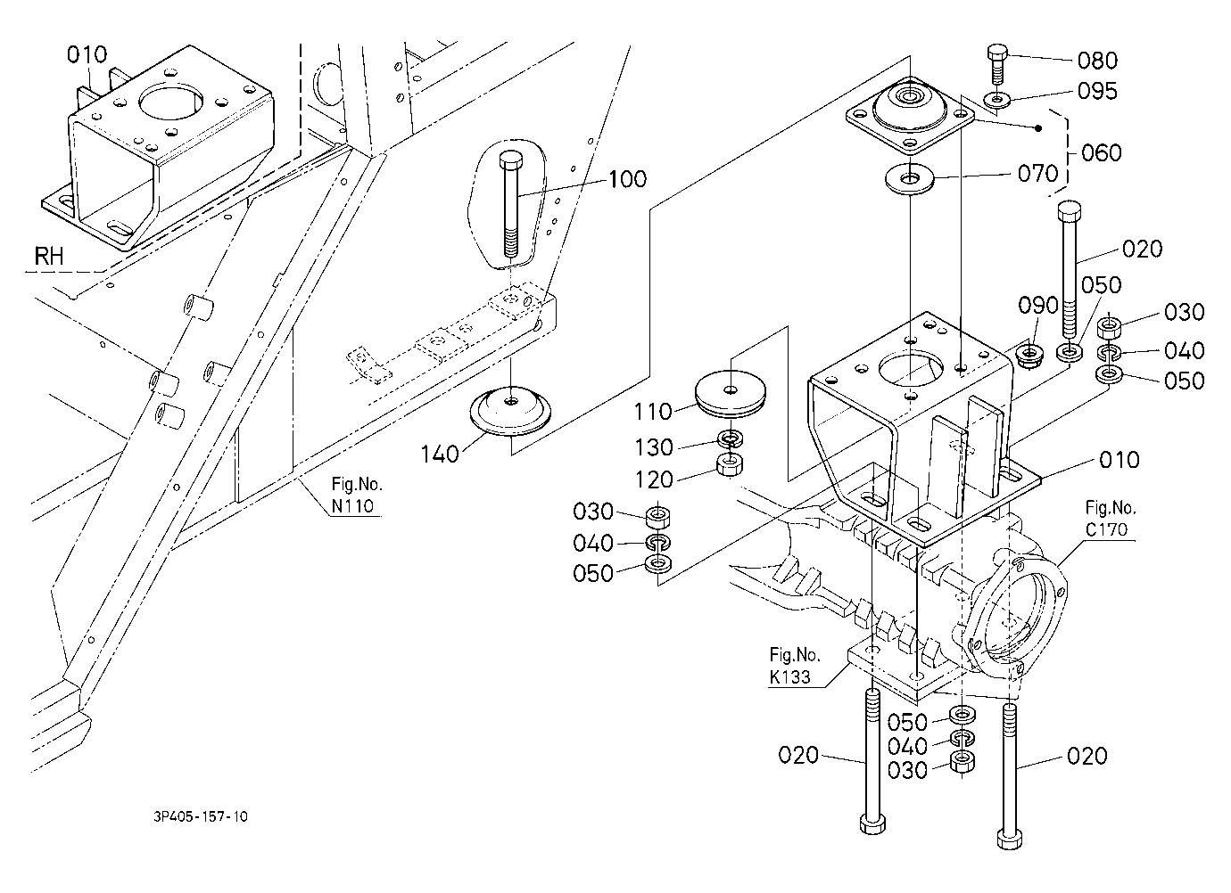 Cab Bracket Rear