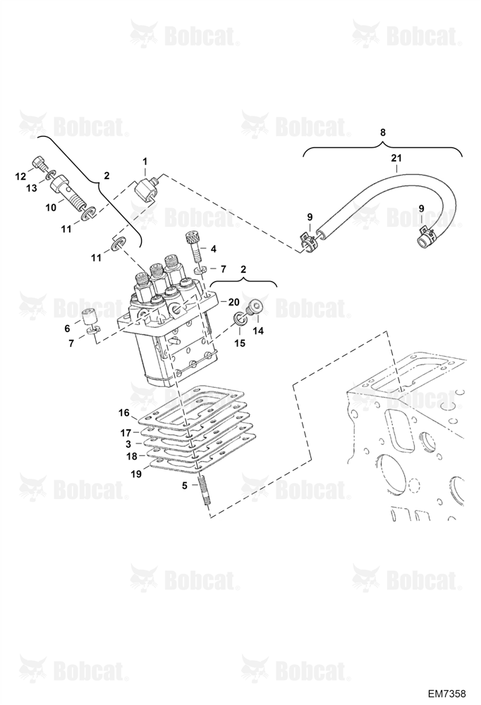 Injection Pump (Engine S/N EJ0001 - 4JB9999)