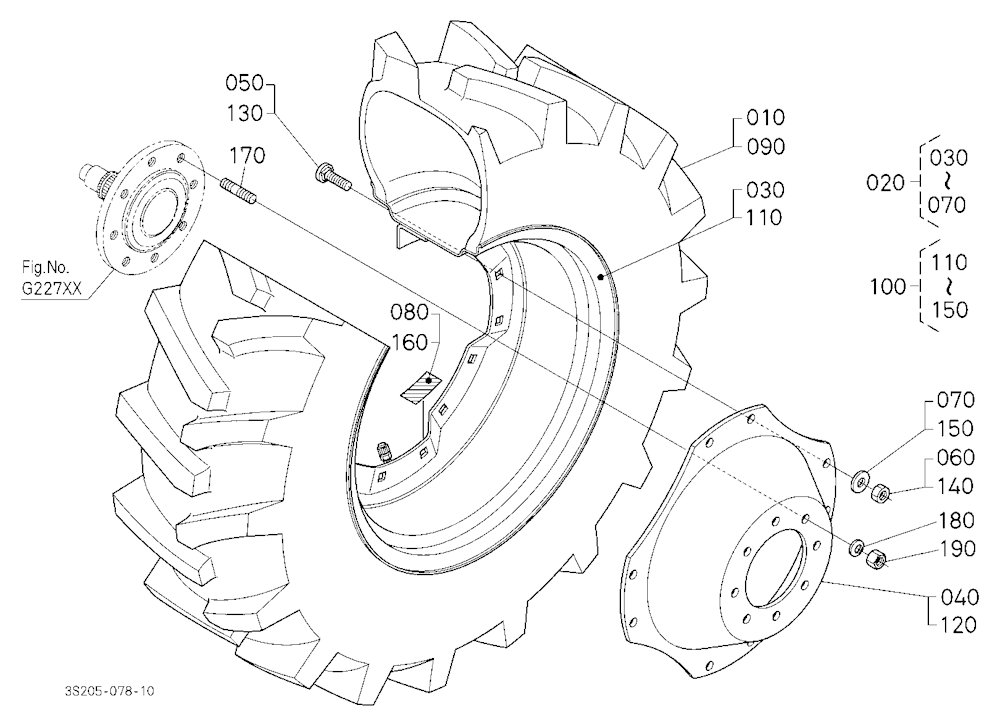 Front Wheel (12.4R24)