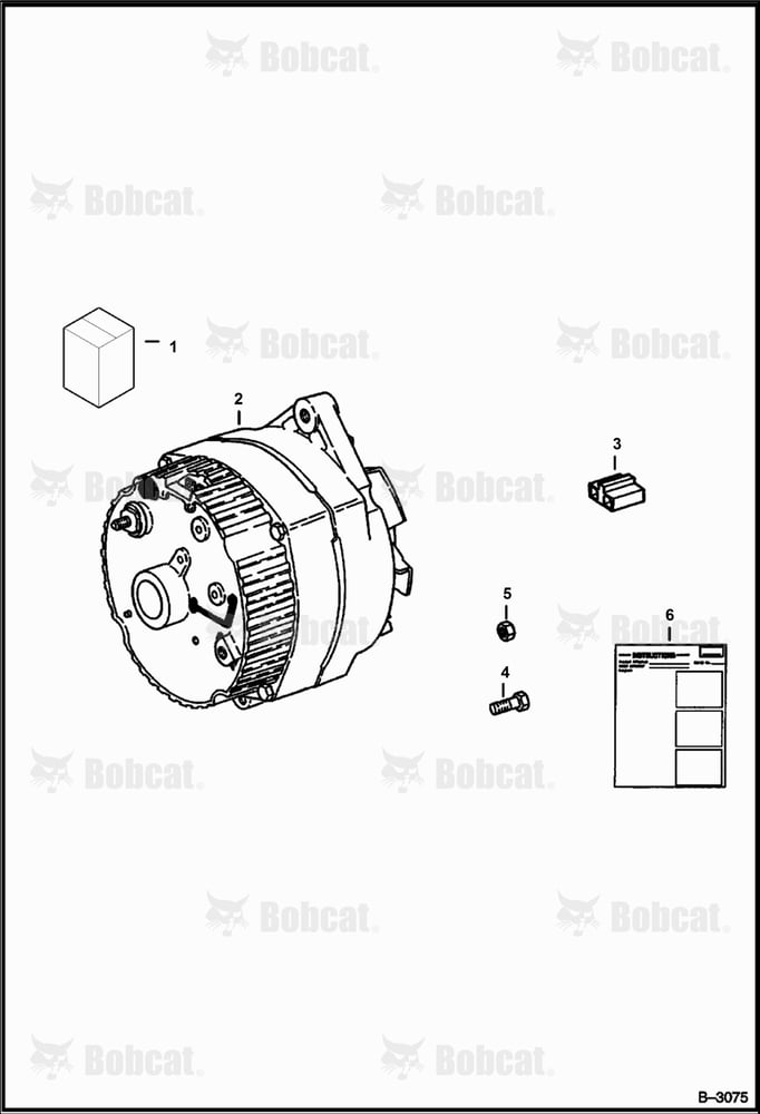 Closed Alternator Kit (Delco)  495617180 & Above