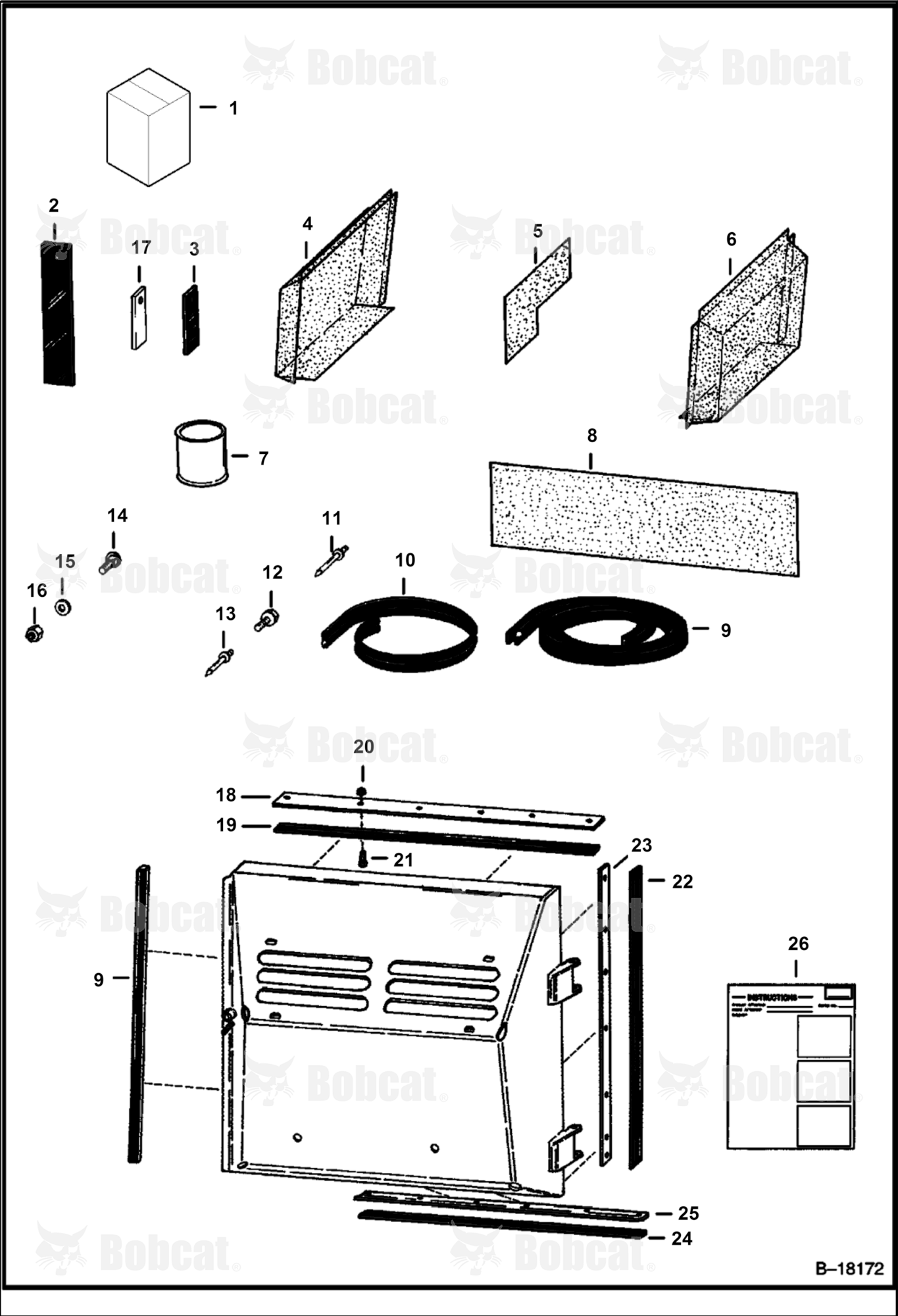 Air SEAL/SCREEN Kit  501511001 - 501519999