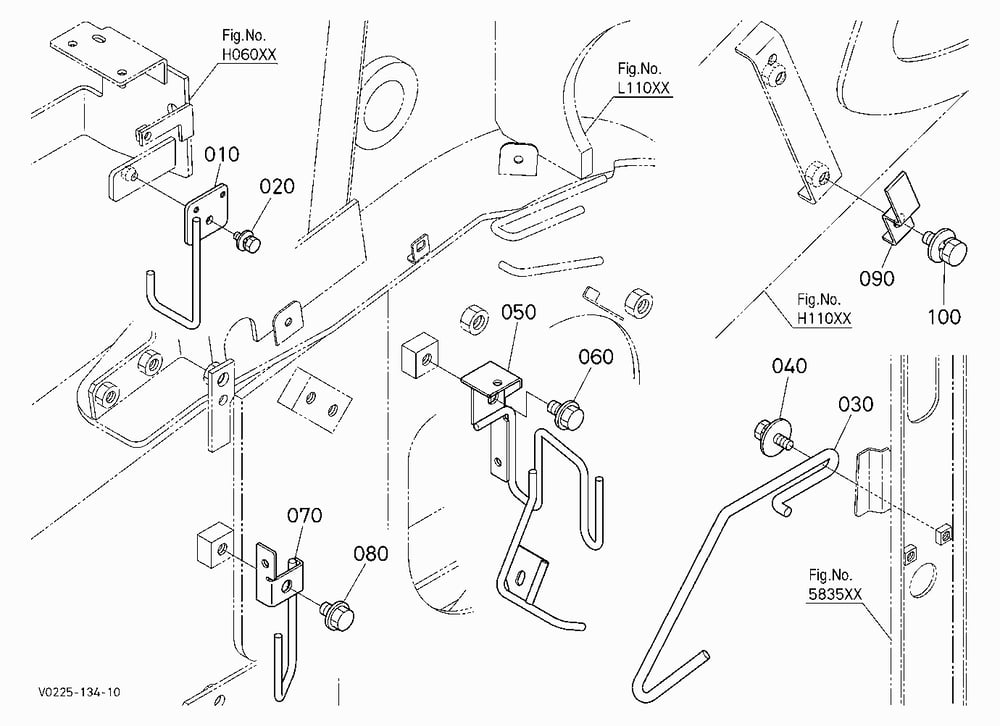 HOSE GUIDE [HYDRAULIC HITCH] [EXCEPT SHOCKLESS RID