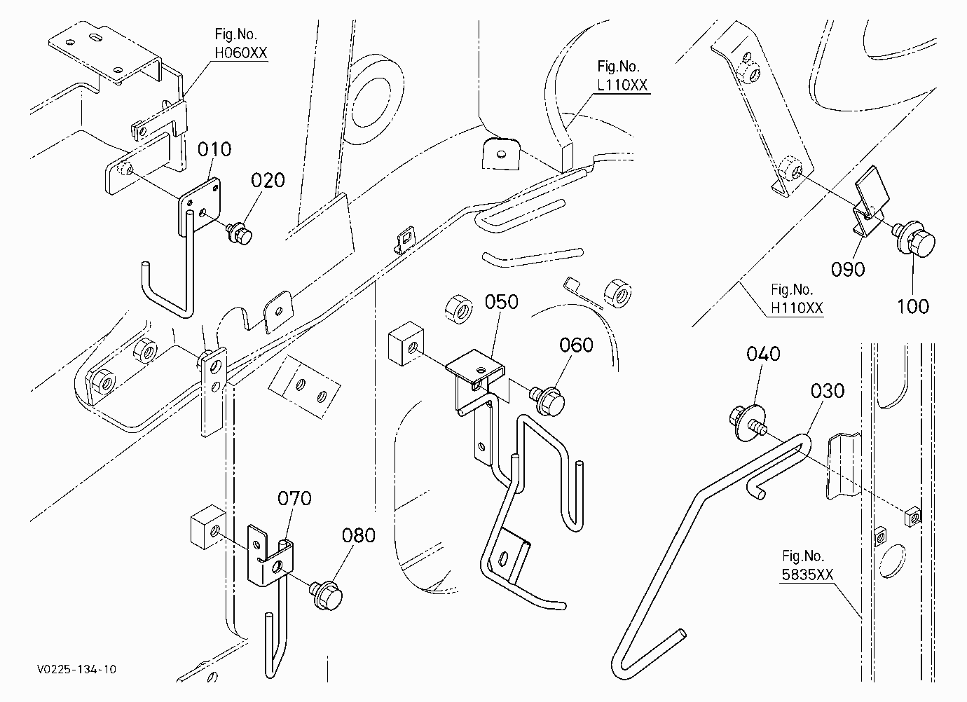 HOSE GUIDE [HYDRAULIC HITCH] [EXCEPT SHOCKLESS RID
