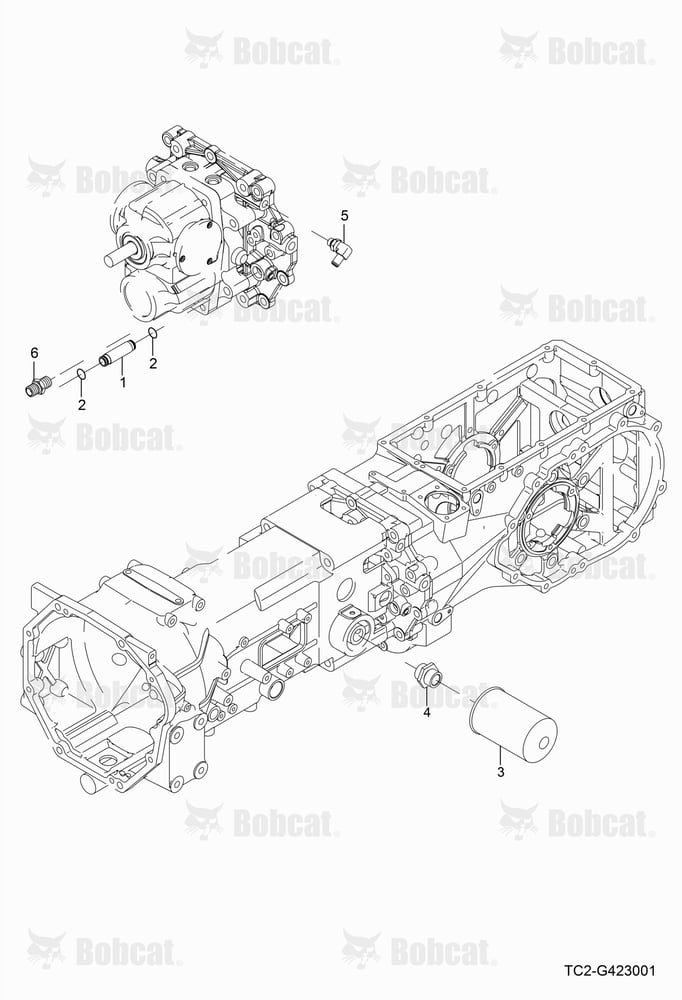 HST Hydraulic Line Group