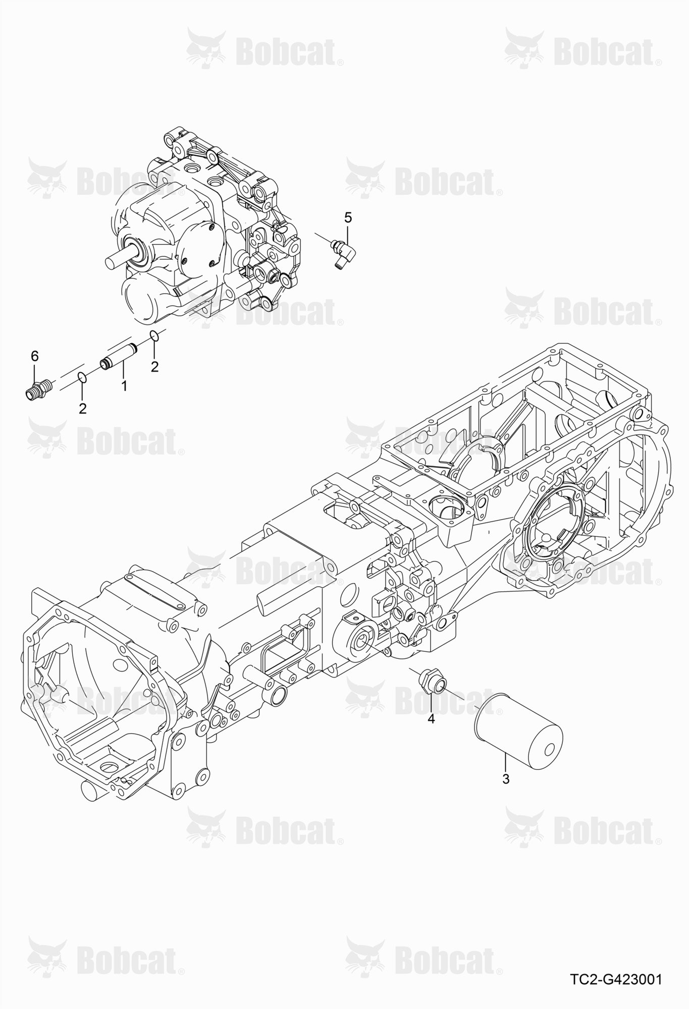 HST Hydraulic Line Group