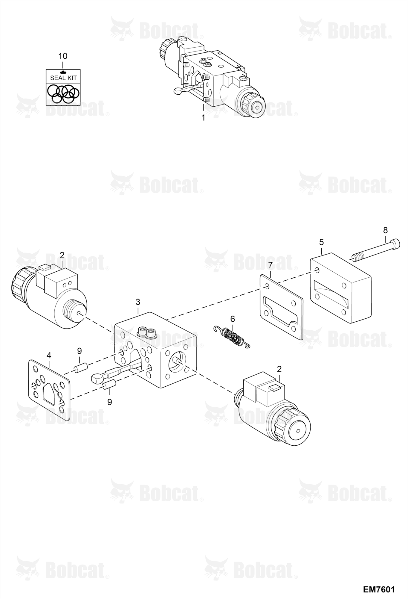 Hydrostatic Pump (Electric Control Module) (Selectable Joystick Controls) (R902136950)  A8ET11001 - A8ET21367