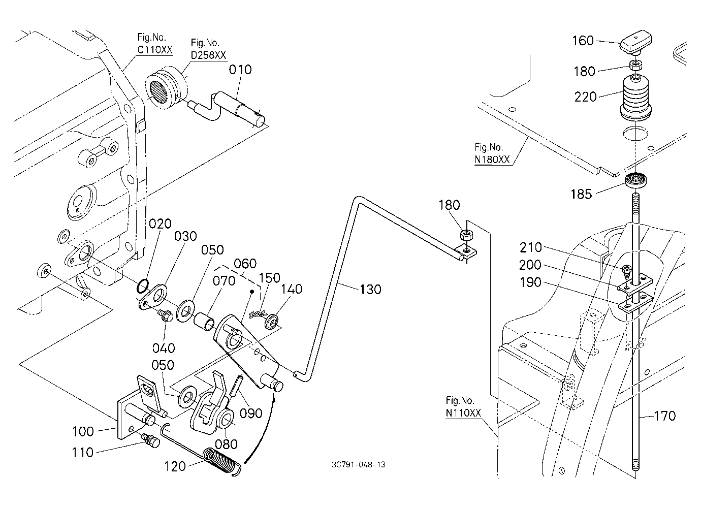 Front Wheel Drive Lever