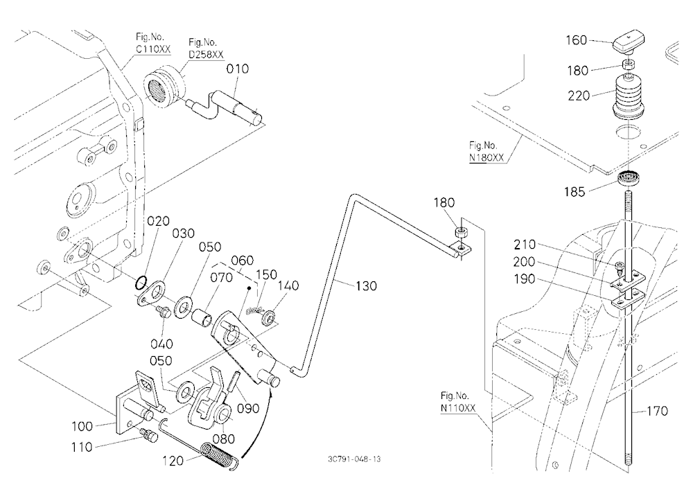 Front Wheel Drive Lever