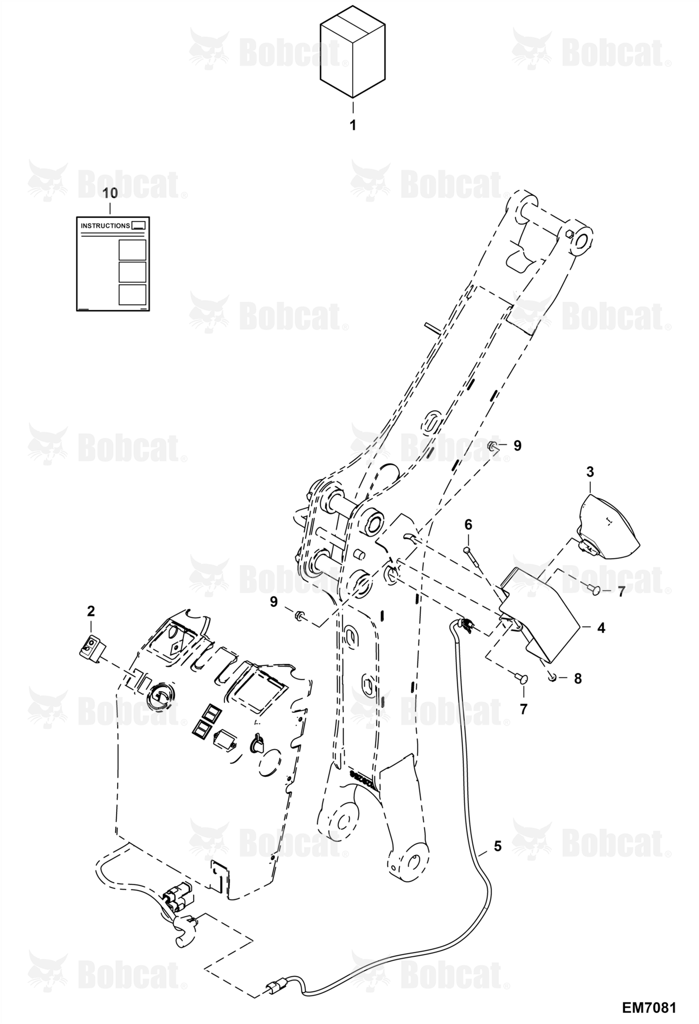 Boom Light Housing Kit