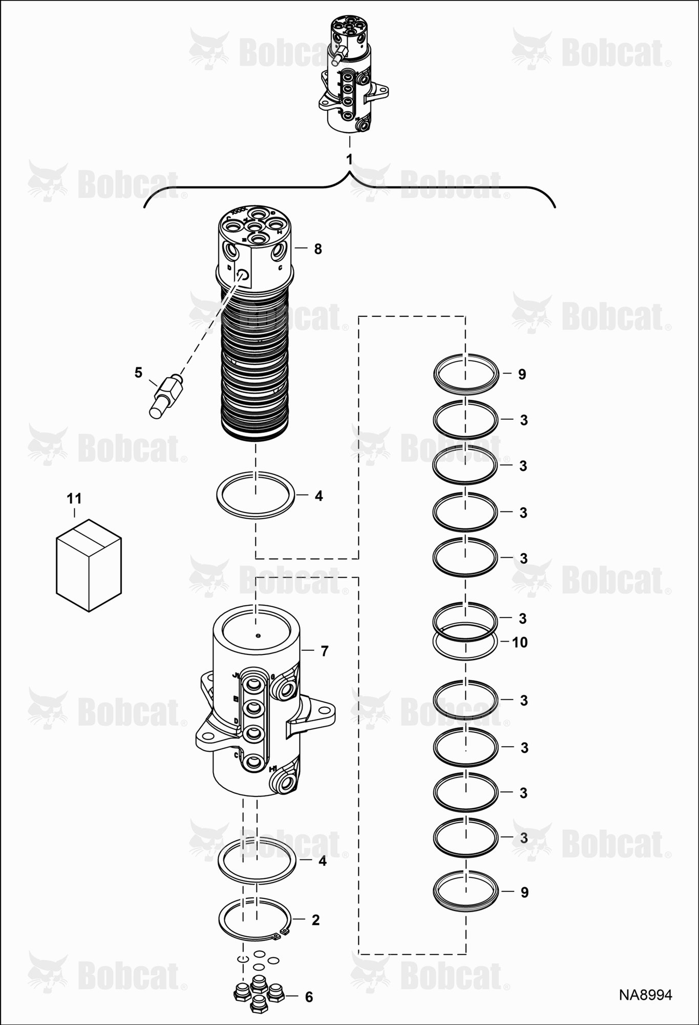 Swivel ASSY  AB4711898 & Above