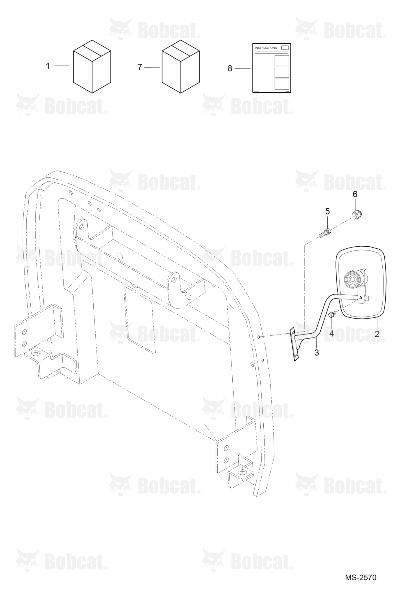 Rear Mirror Kit