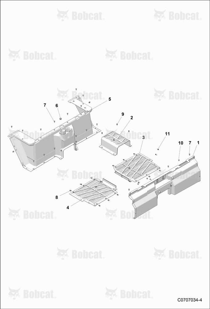 BODY, FLOOR, Rear