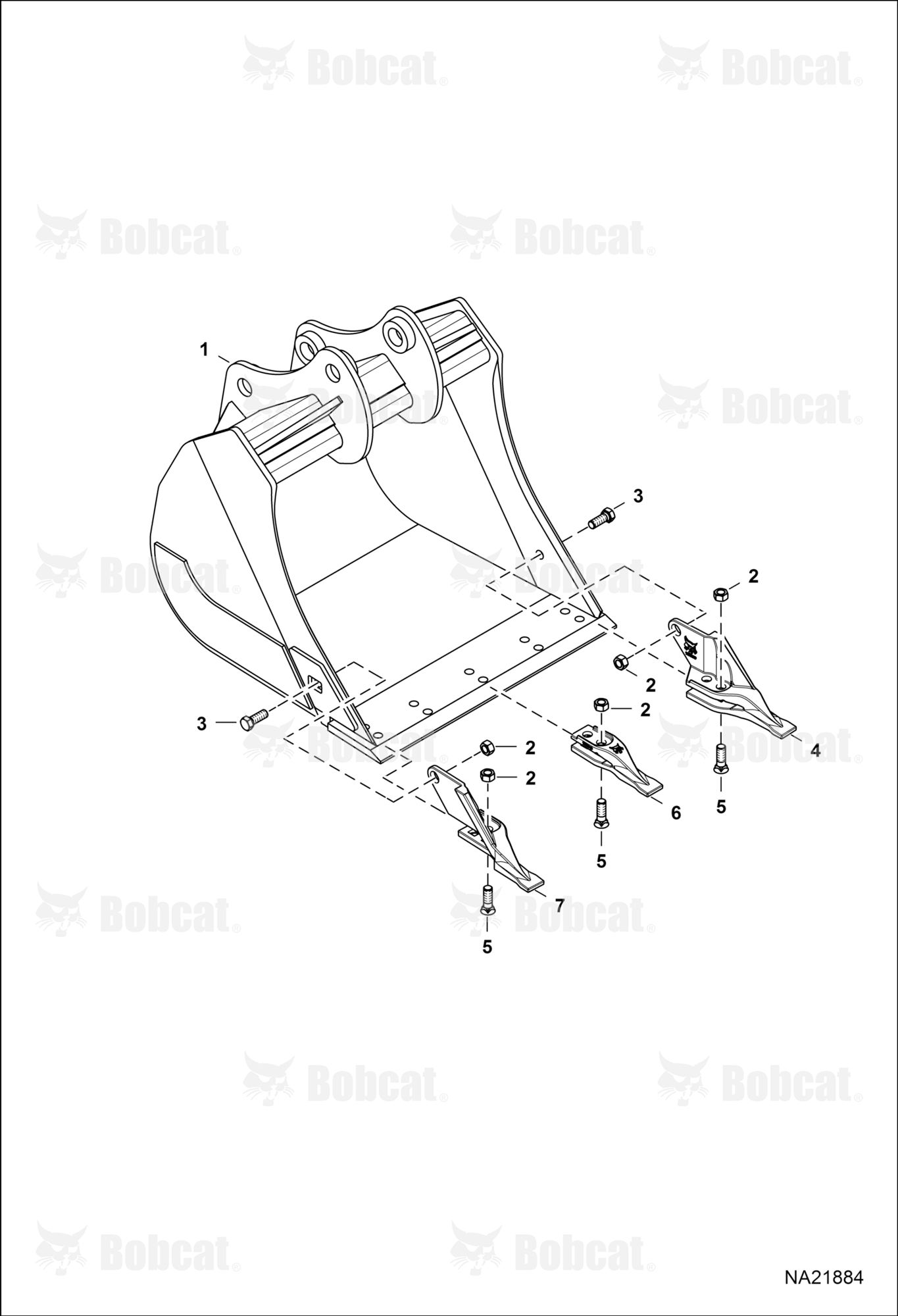 Bucket (760 mm (30") (915 mm (36")