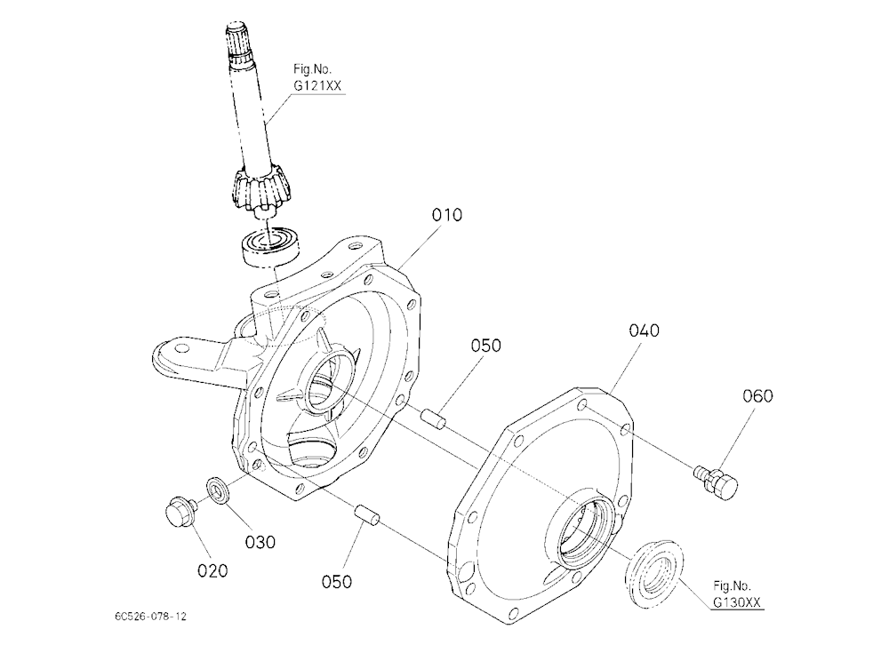 Axle Case Lh