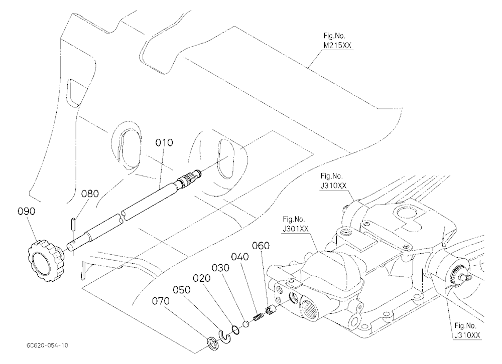 Fall Adjustment Shaft